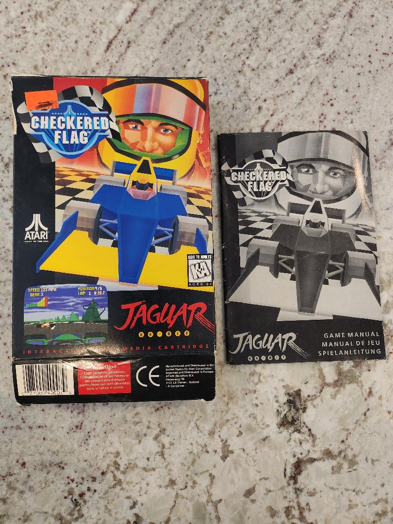 DRAPEAU À DAMIERS Atari Jaguar