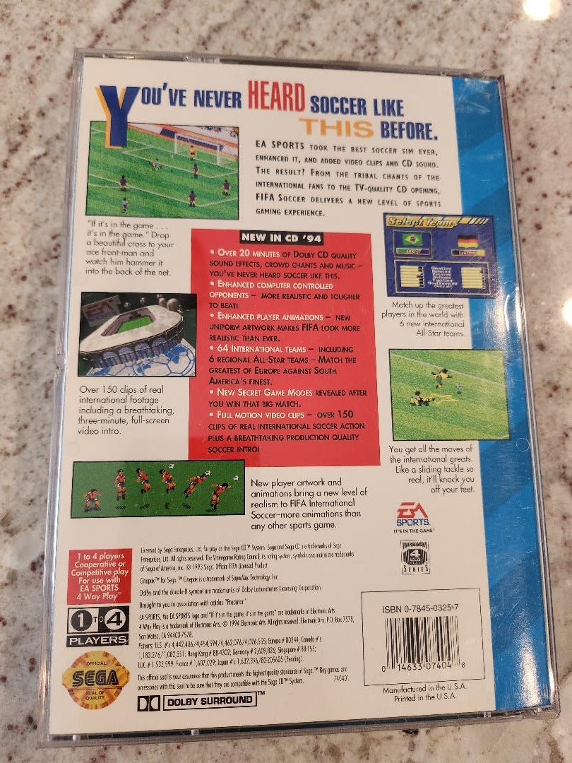 Fifa Fútbol Internacional Sega CD