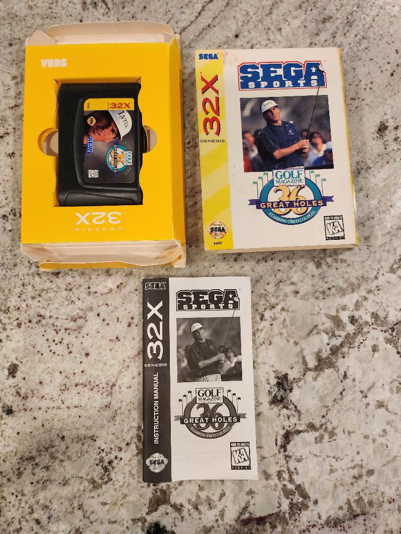 La revista GOLF presenta 36 Great Holes Starring Fred Couples Sega Genesis 32X CIB