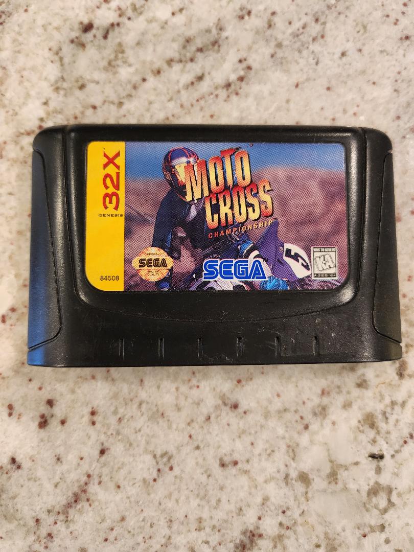 Campeonato Moto Cross Sega Genesis 32X Carro. Solo