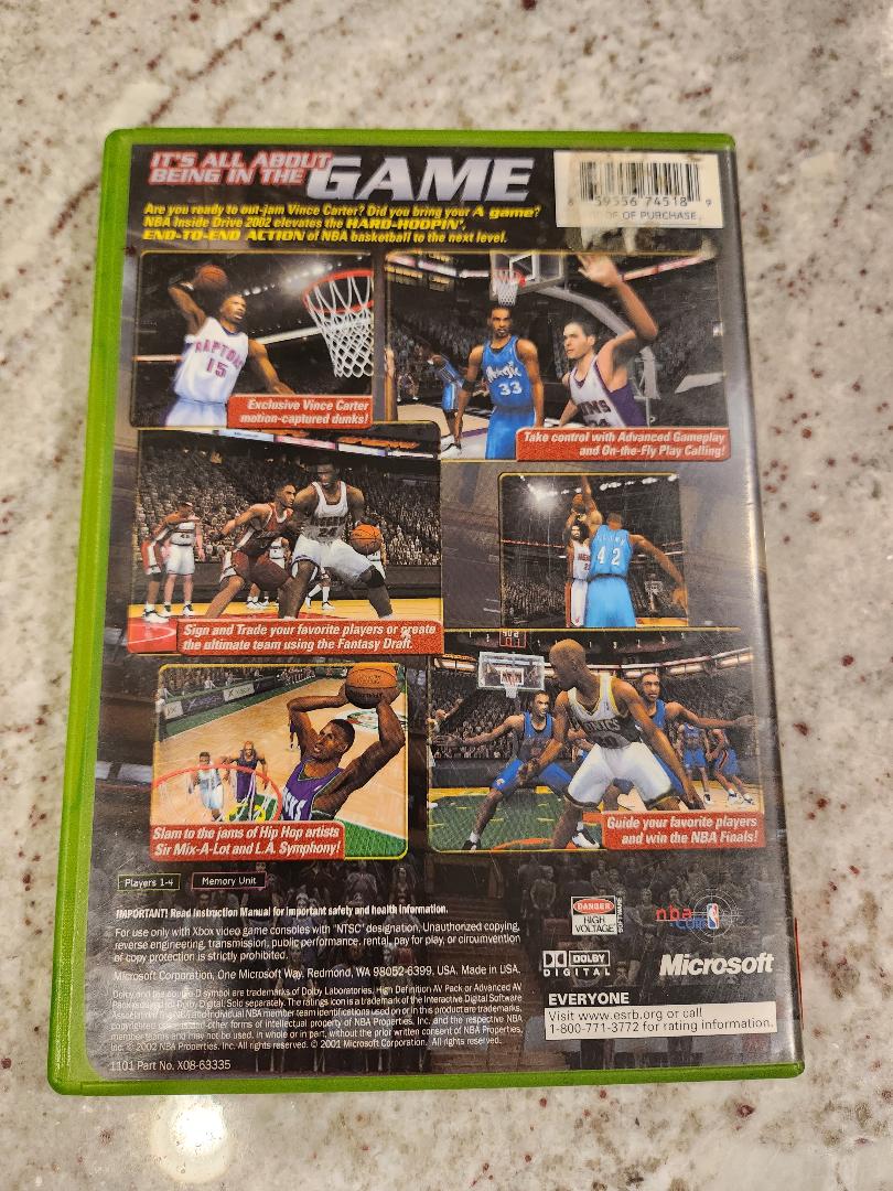 NBA Inside Drive 2002 Xbox Original
