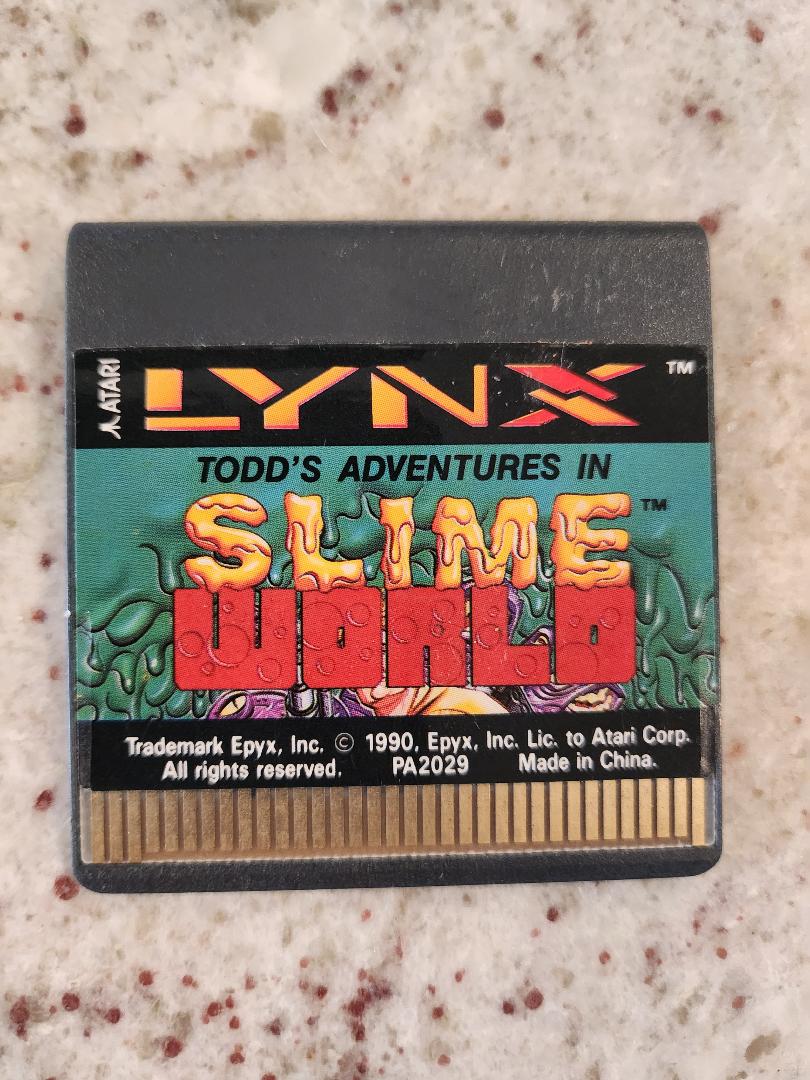 Jeu Atari Lynx Slim World - Action/Aventure NEUF Sous Blister (1991)
