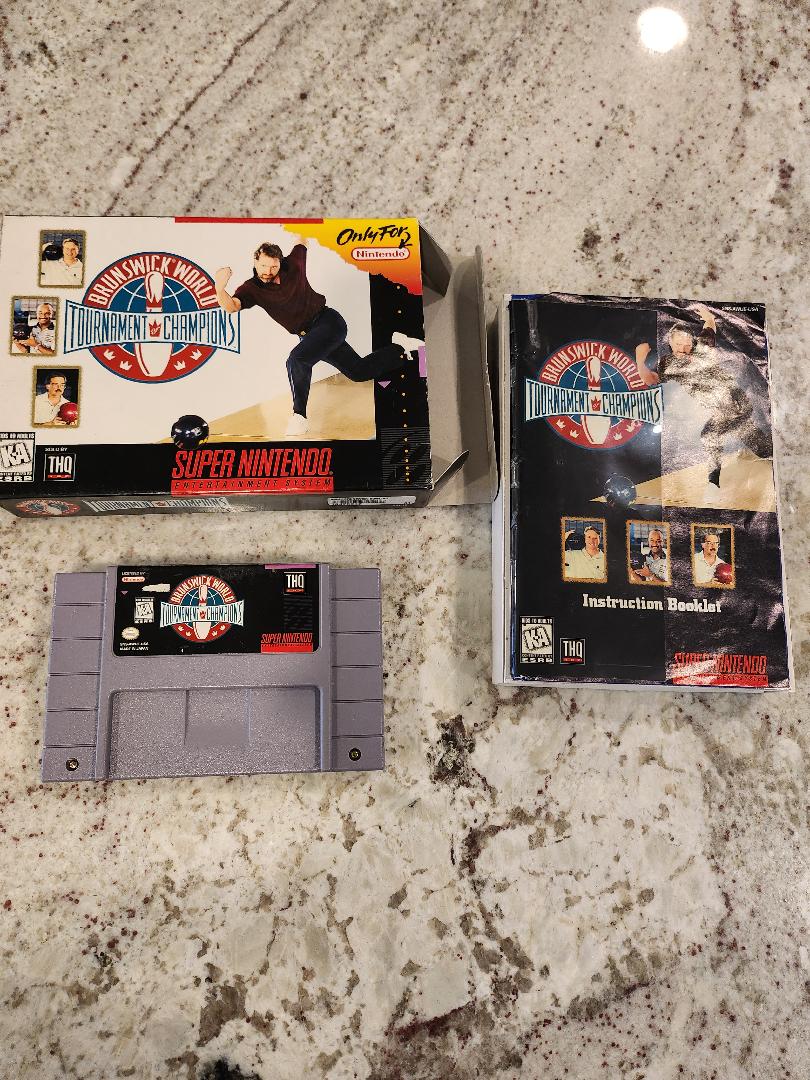 Brunswick World Tournament of Champions SNES CIB