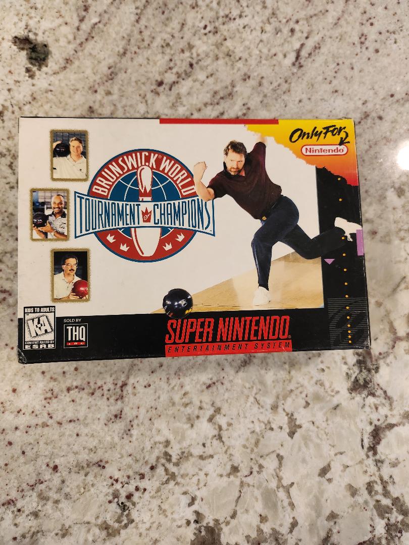 Brunswick World Tournament of Champions SNES CIB