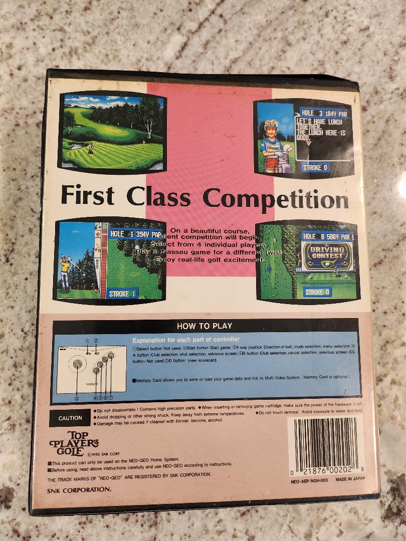 Top Player Golf Neo Geo