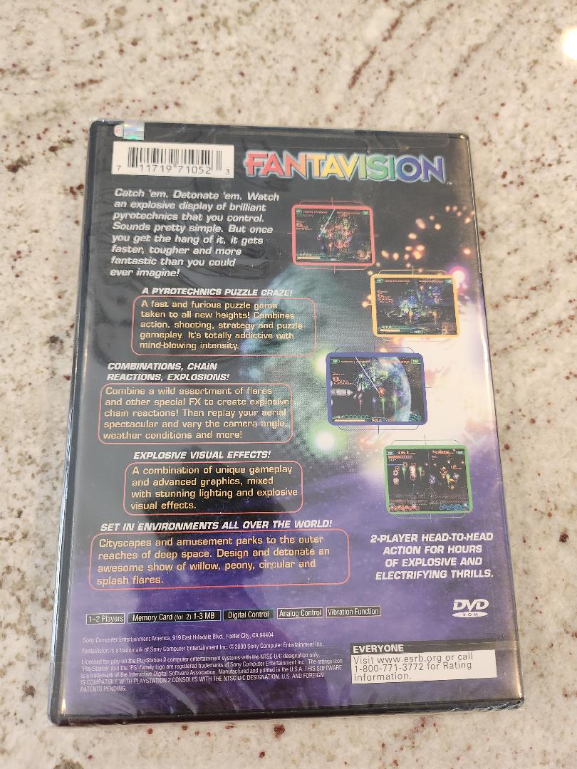 Fantavision PS2 VENDU NEUF