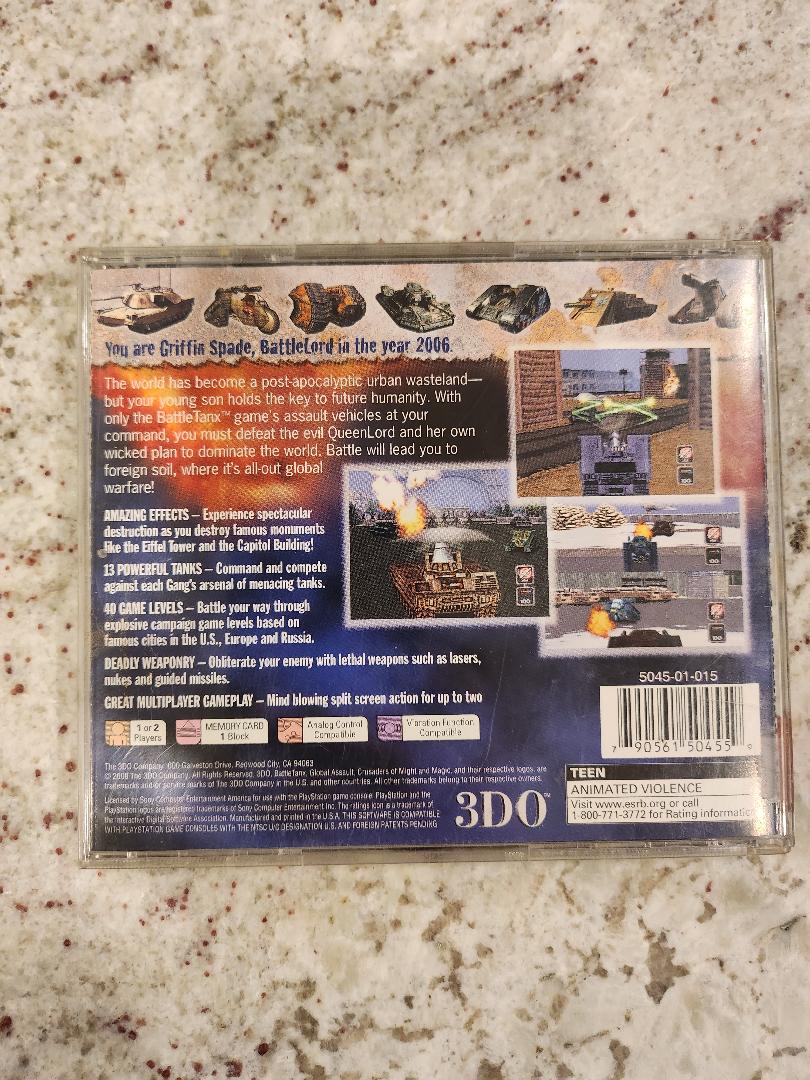 BattleTanx Global Assault PS1
