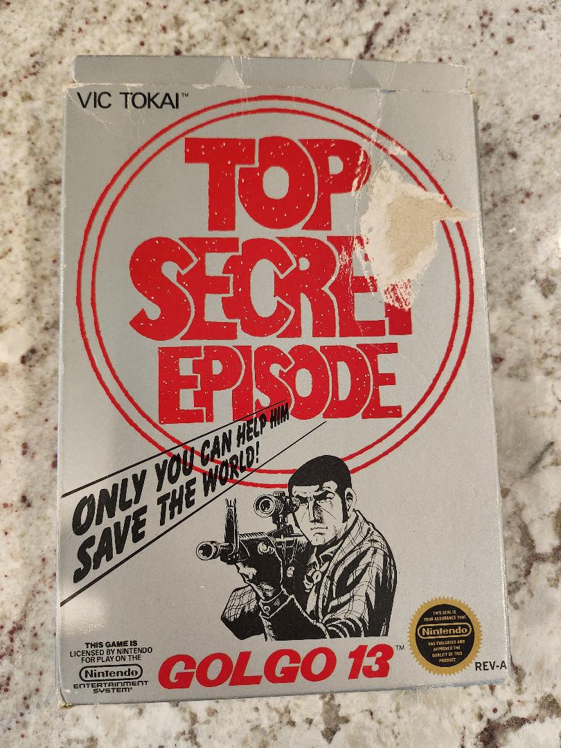 Golgo 13: Episodio ultrasecreto Nintendo NES CIB