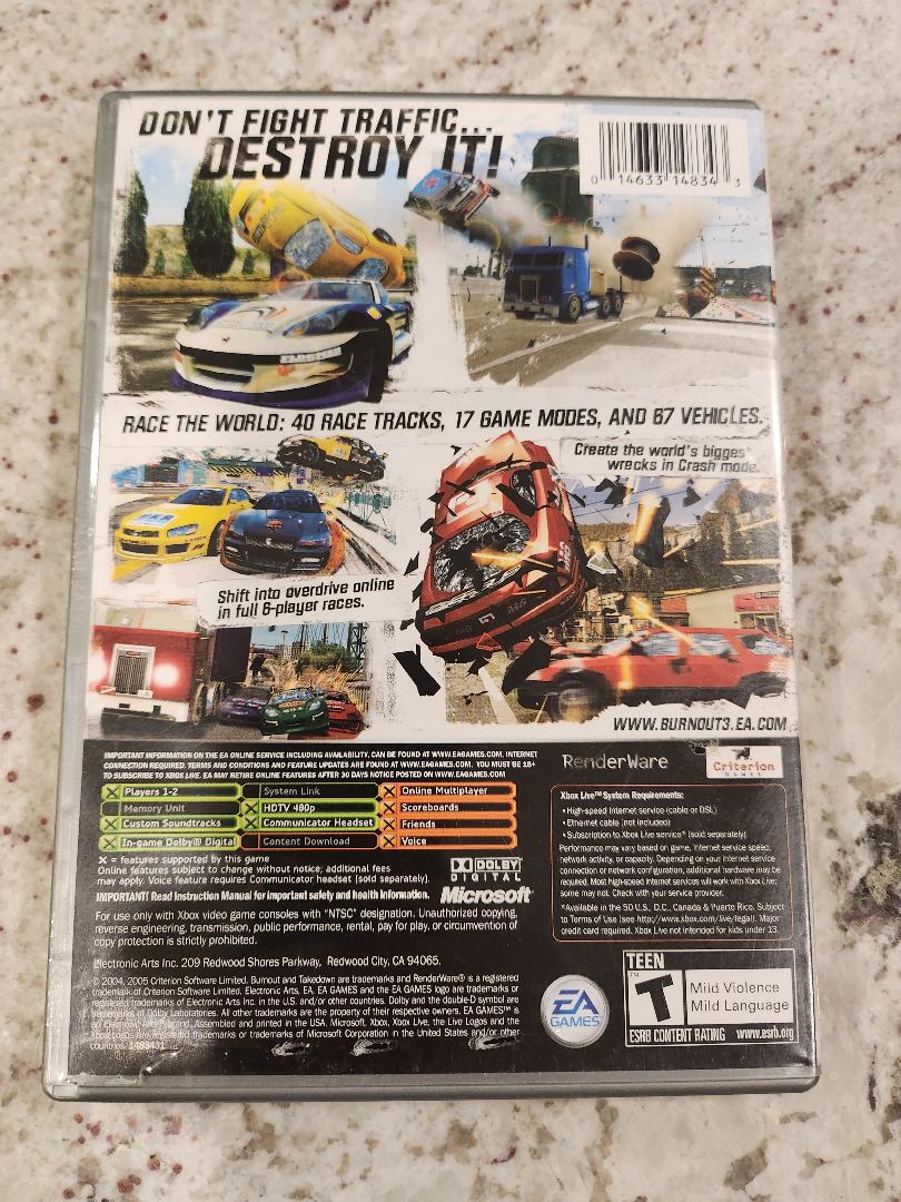 Burnout 3: Takedown Xbox Original
