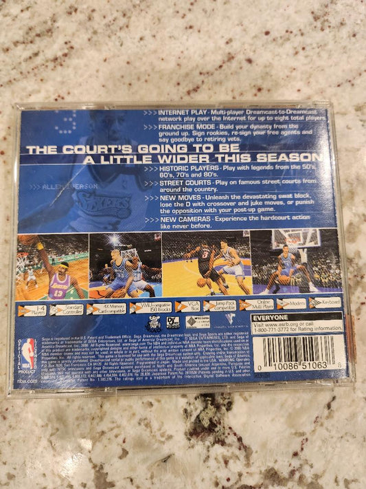 NBA 2K1 Sega Dreamcast