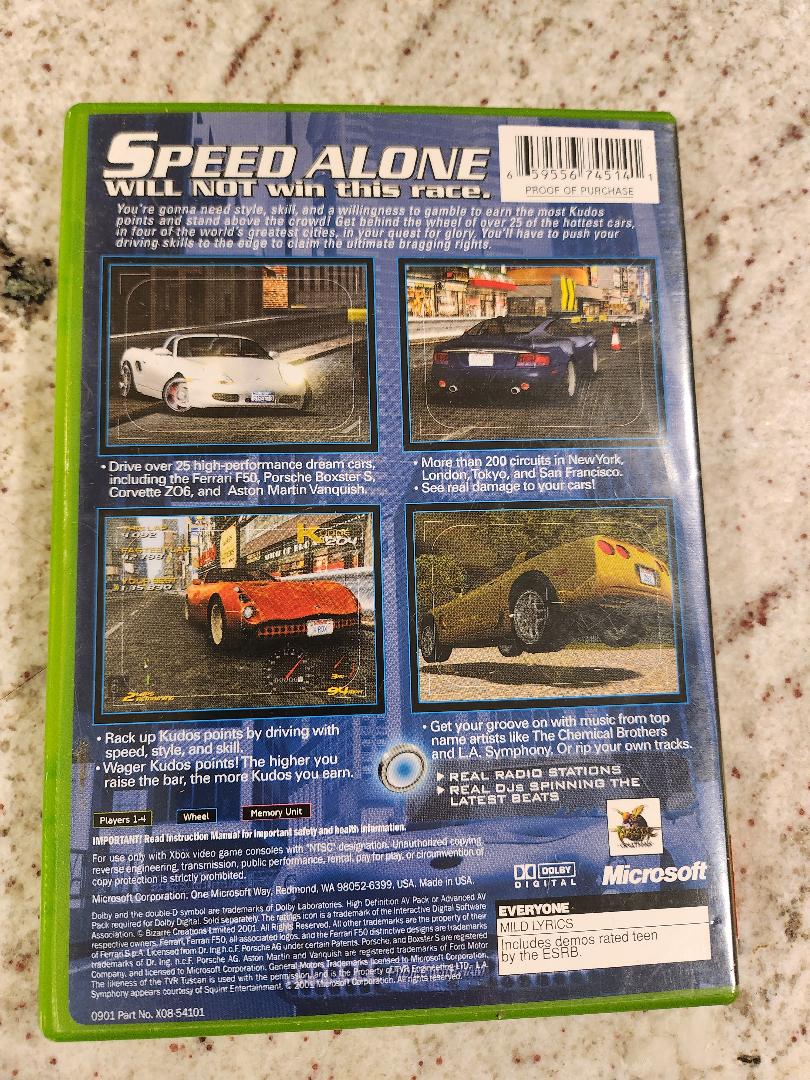 Project Gotham Racing Xbox Original