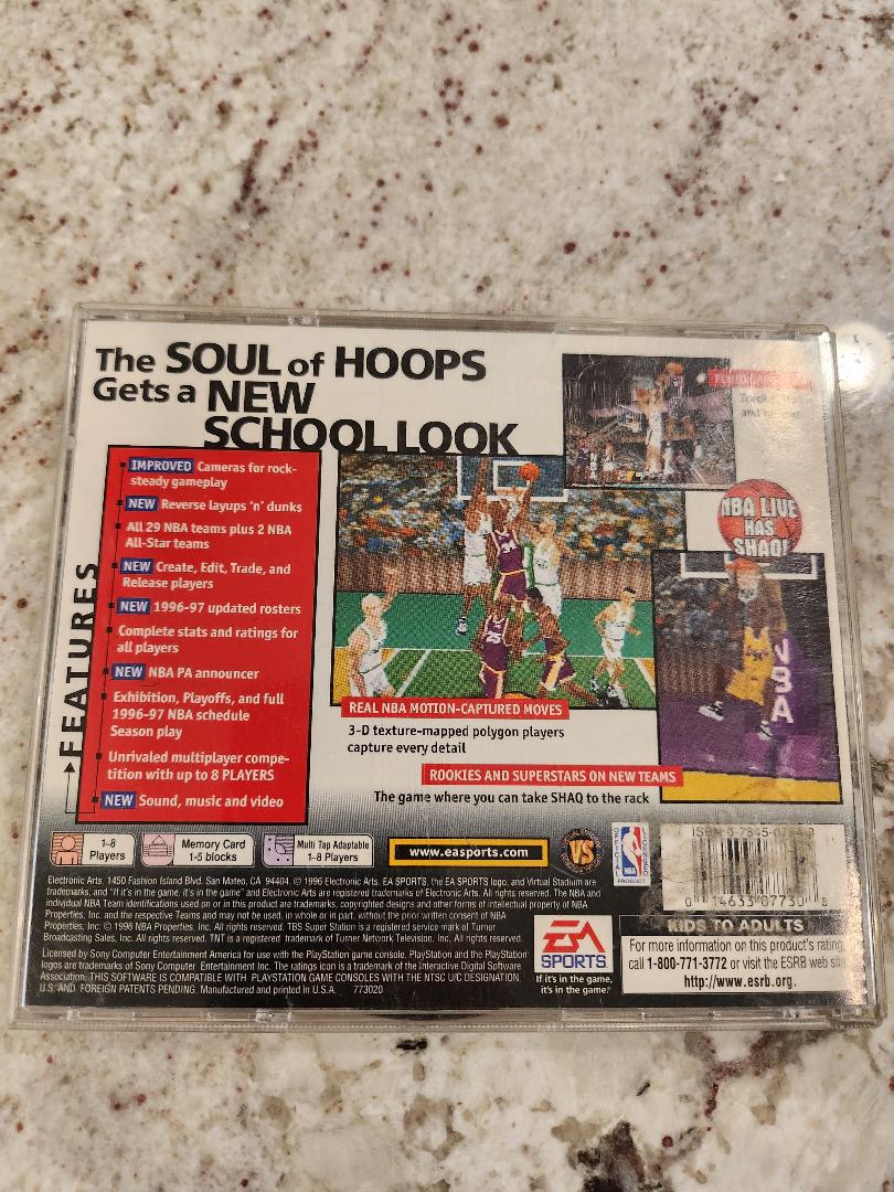 NBA Live 97 PS1