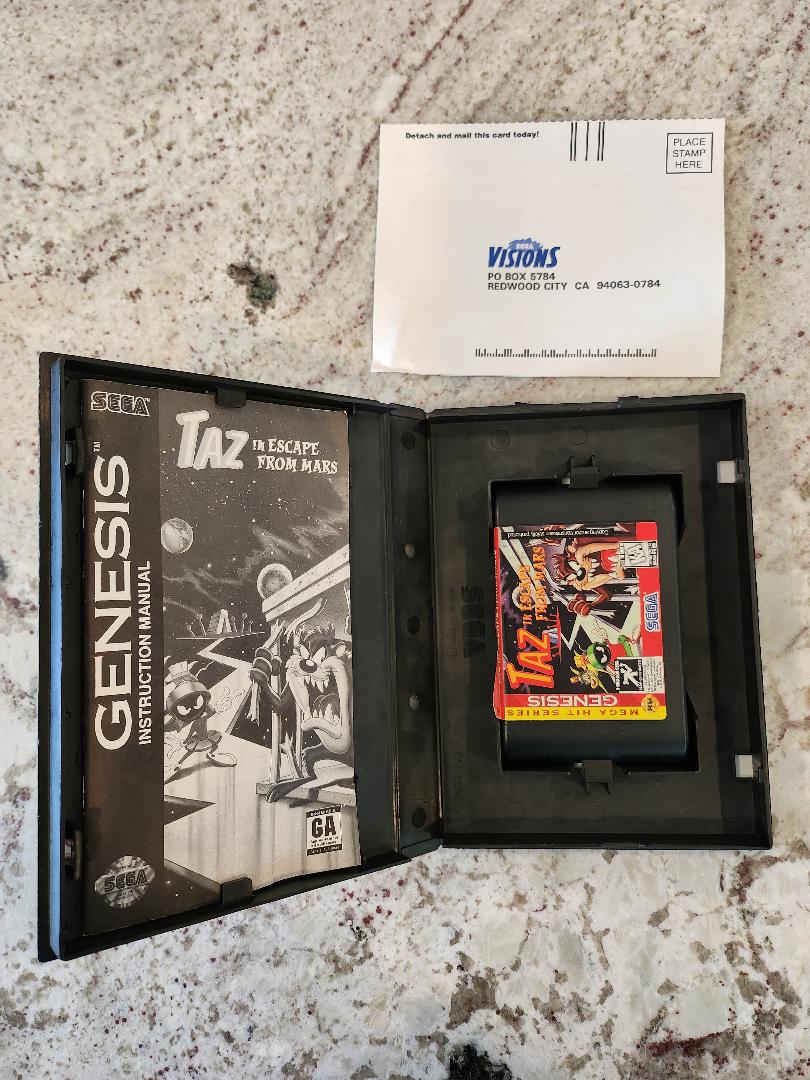 TAZ en Escape From Mars Sega Genesis CIB