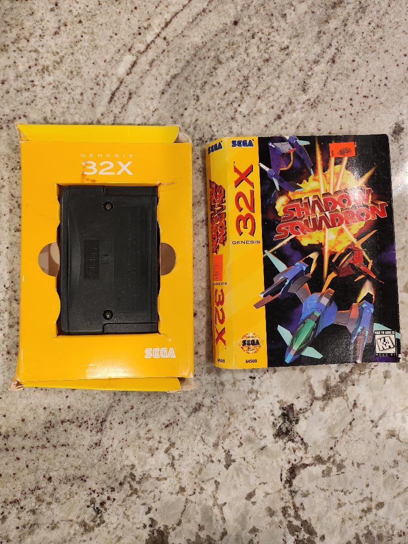 Chariot Sega Genesis 32X Shadow Squadron, boîte uniquement