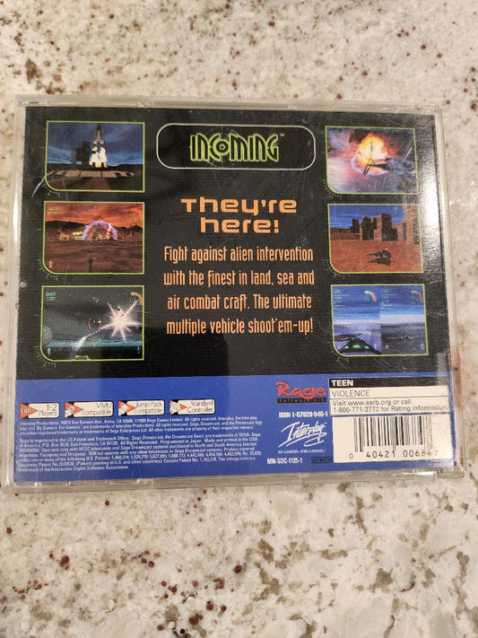 Sega Dreamcast entrante