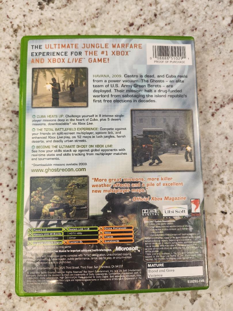 Tom Clancy's Ghost Recon: Island Thunder Xbox Original