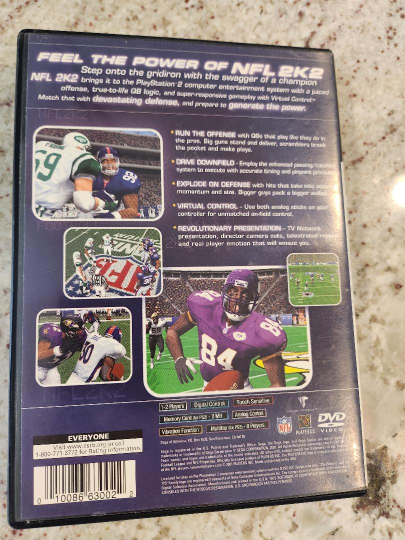 NFL 2K2 PS2