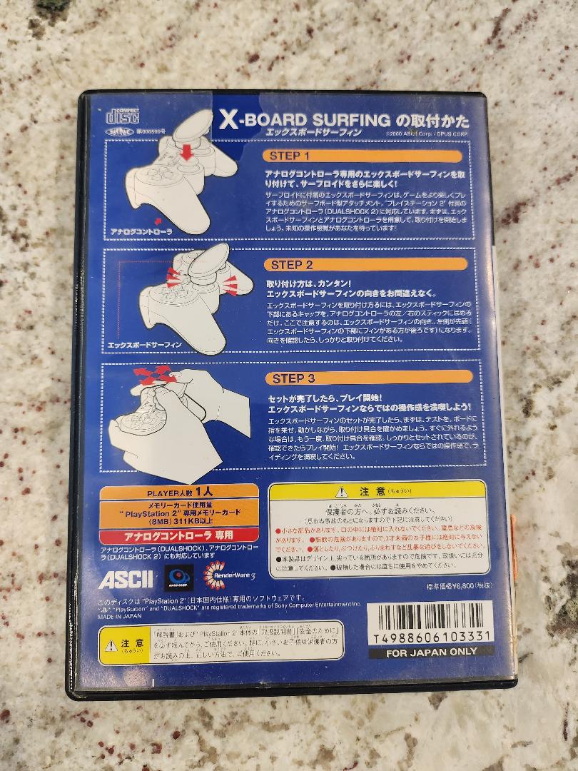 Surfroid PS2 Import Japon