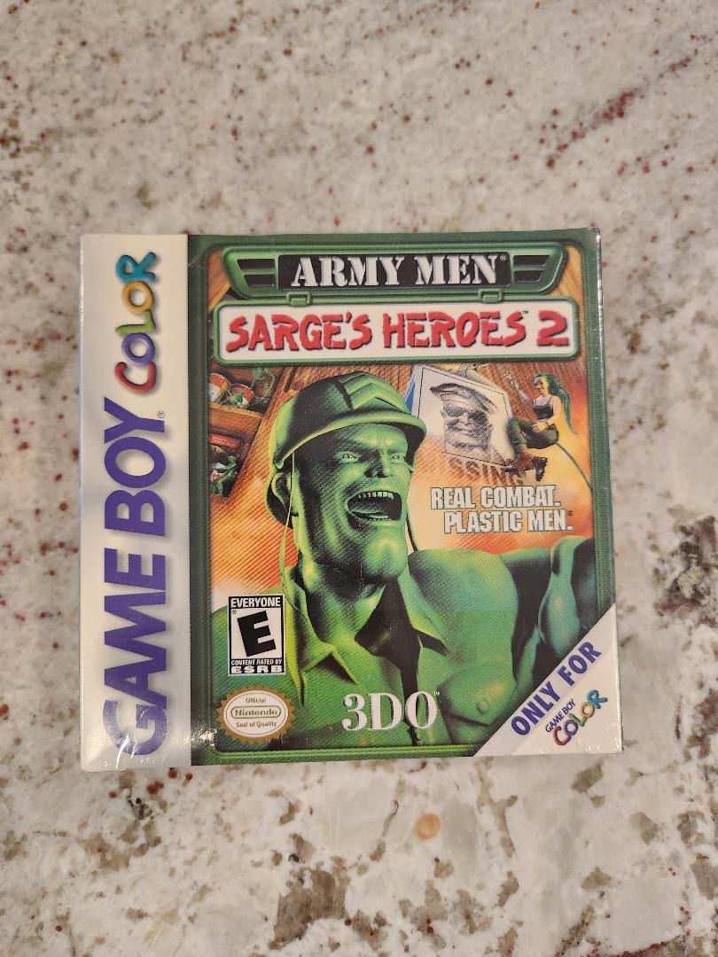 Army Men Sarge's Heroes GBC Sellado NUEVO