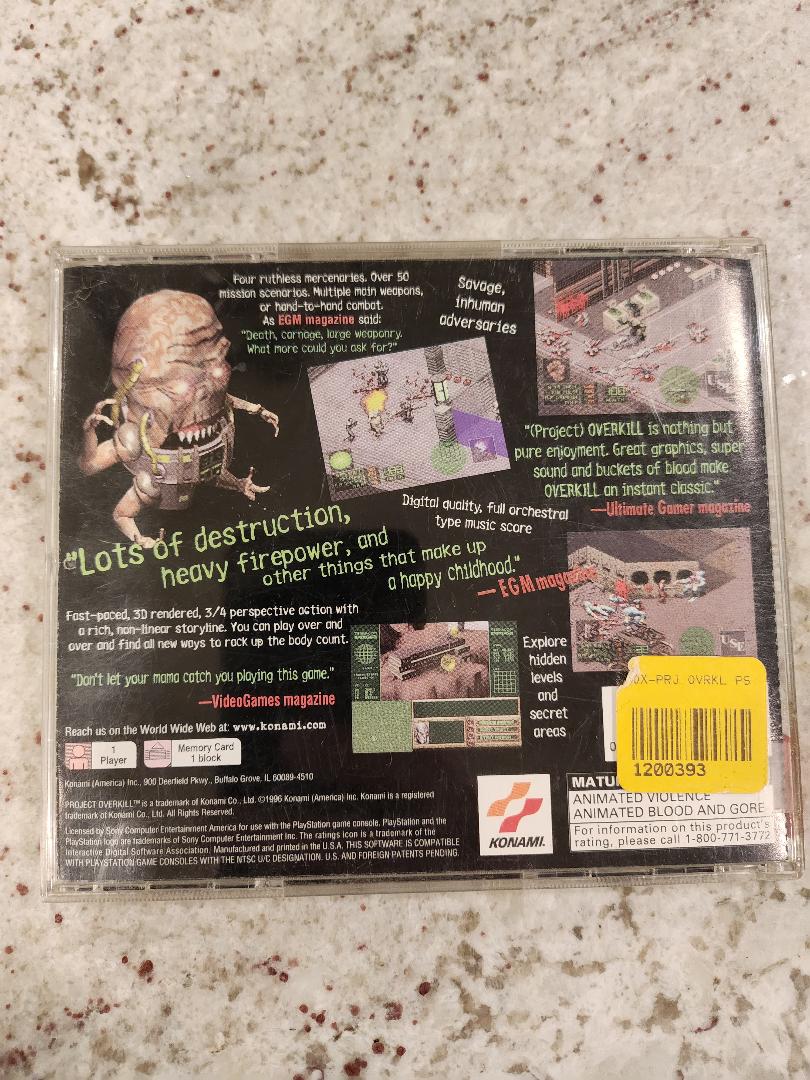 Projet Overkill PS1