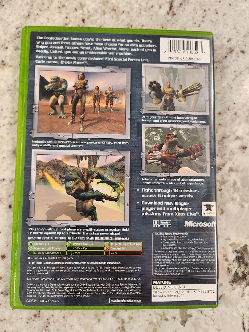 Brute Force Xbox Original