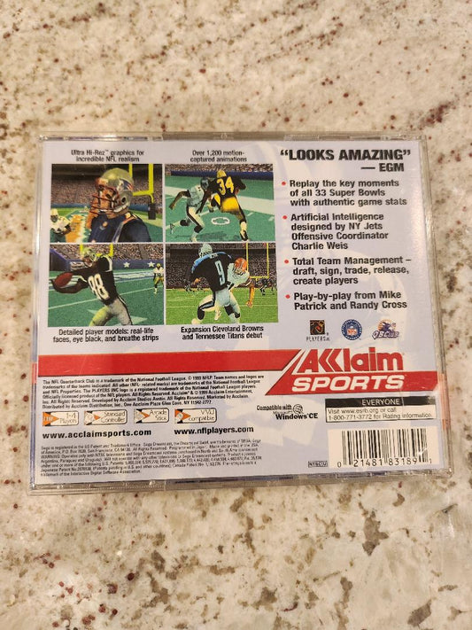 NFL QB CLUB 2000 Sega Dreamcast