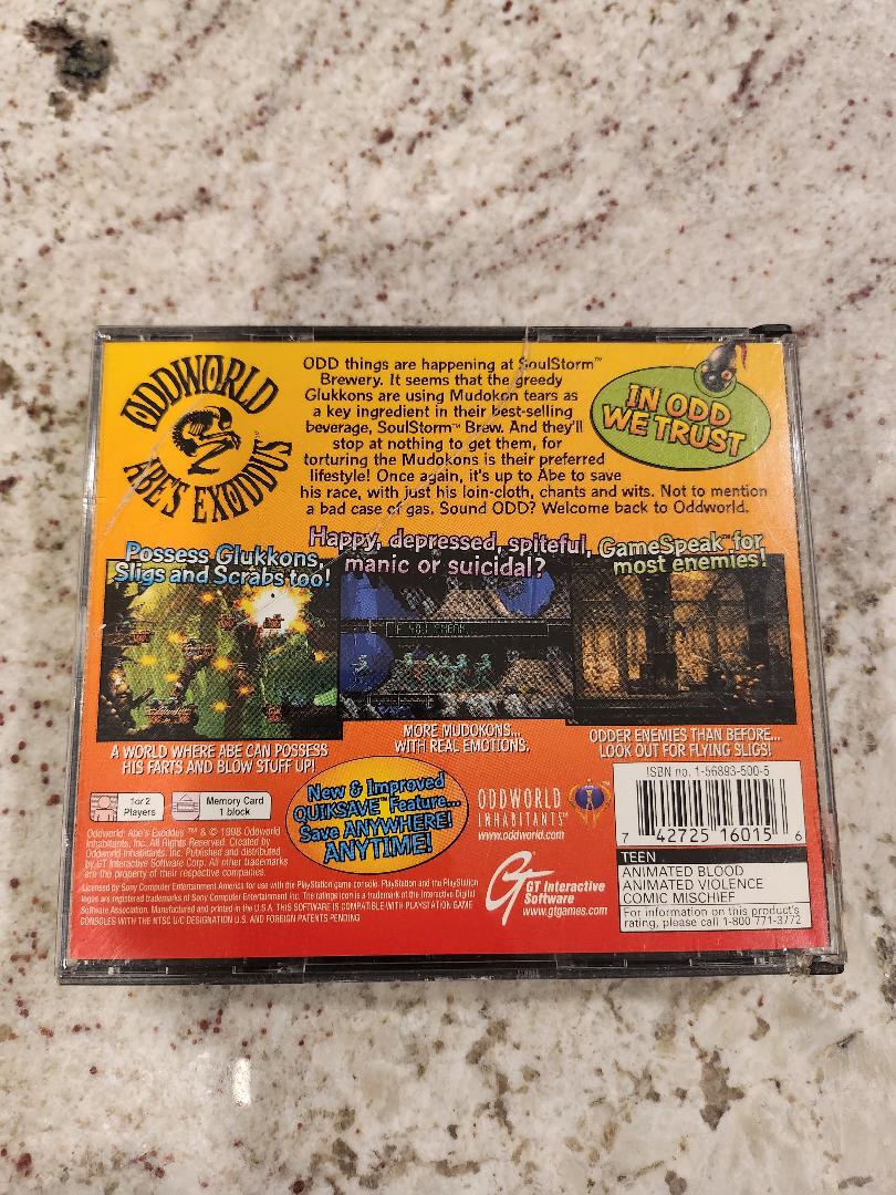 Oddworld: El éxodo de Abe PS1