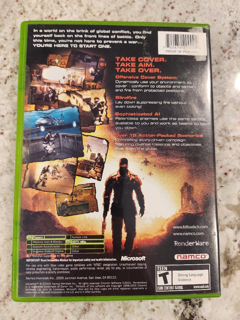 Kill Switch Xbox Original