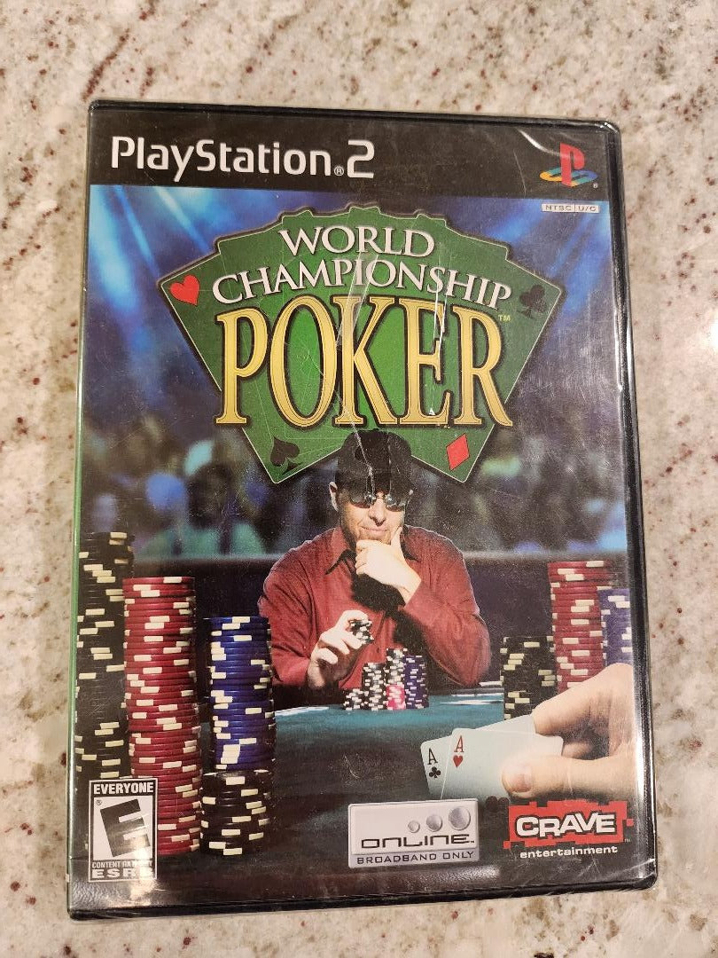 Championnat du monde de poker scellé NOUVELLE PS2