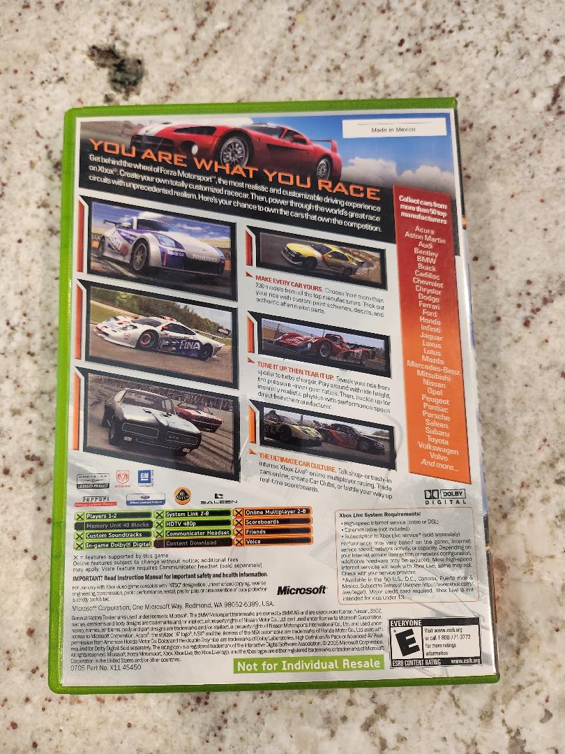 FORZA Motorsports Xbox Original