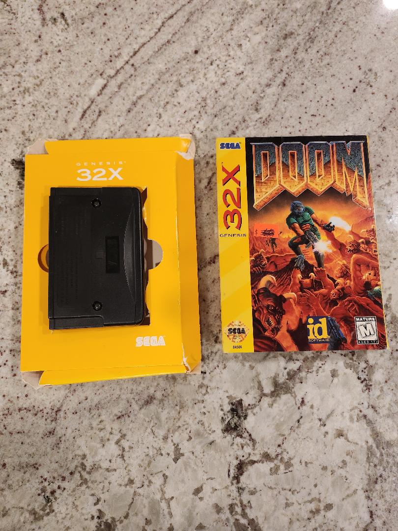 Chariot Doom Sega Genesis 32X. Boîte seulement