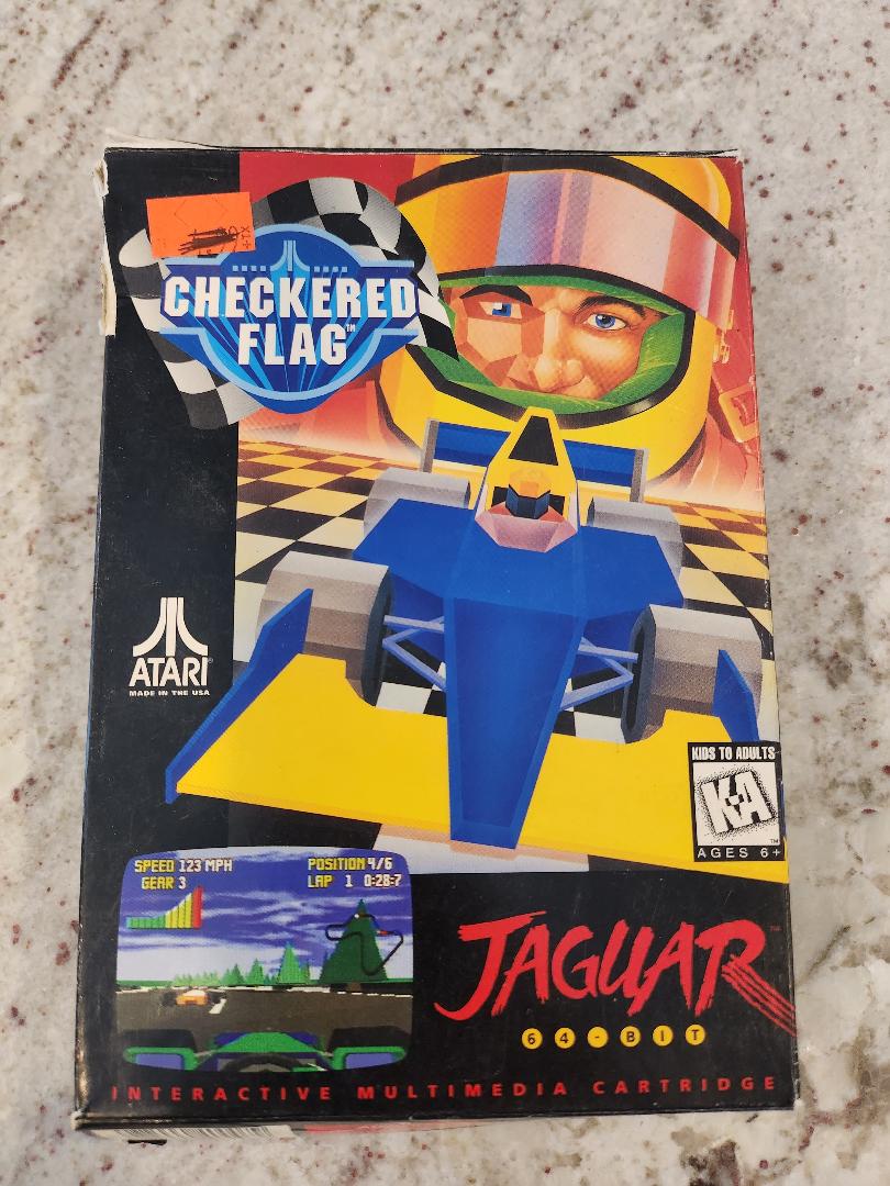 DRAPEAU À DAMIERS Atari Jaguar