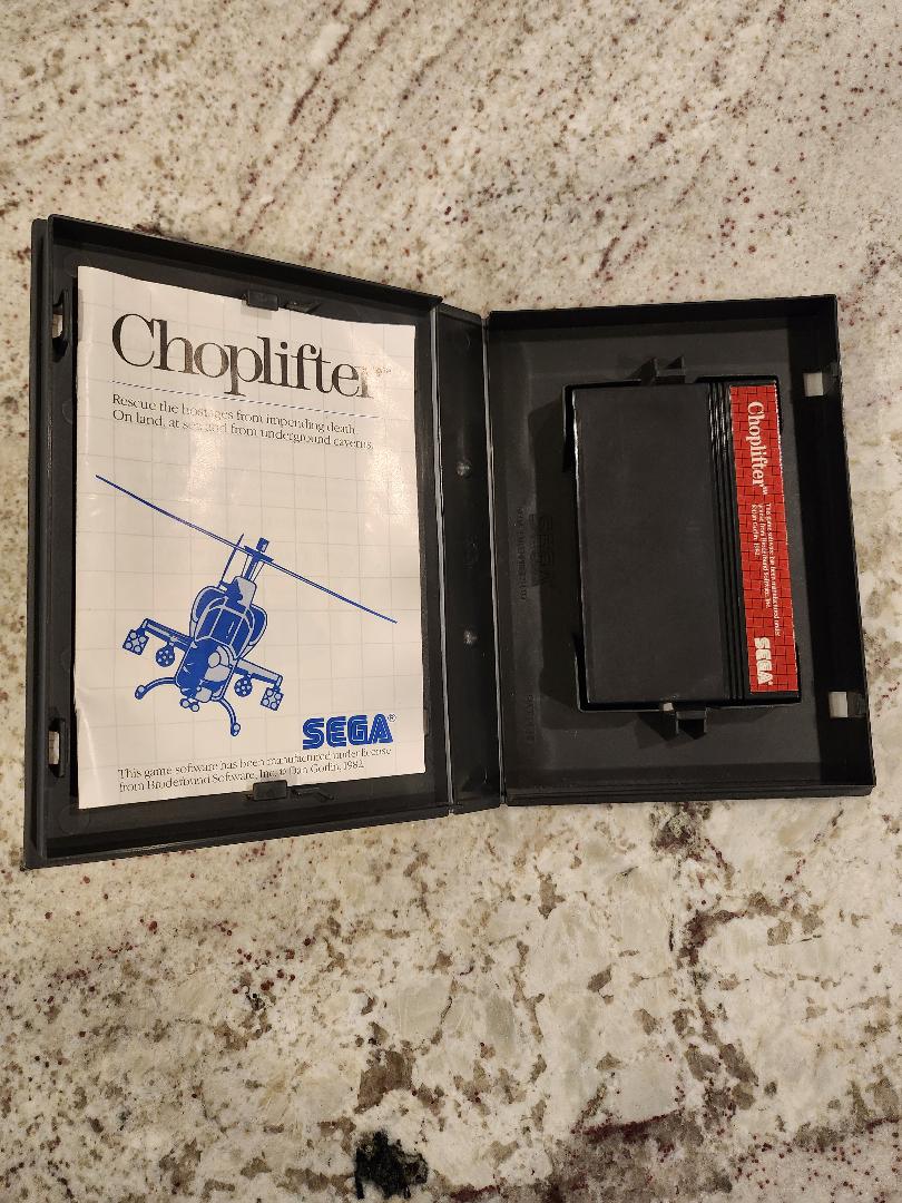 Choplifter Sega Master CIB
