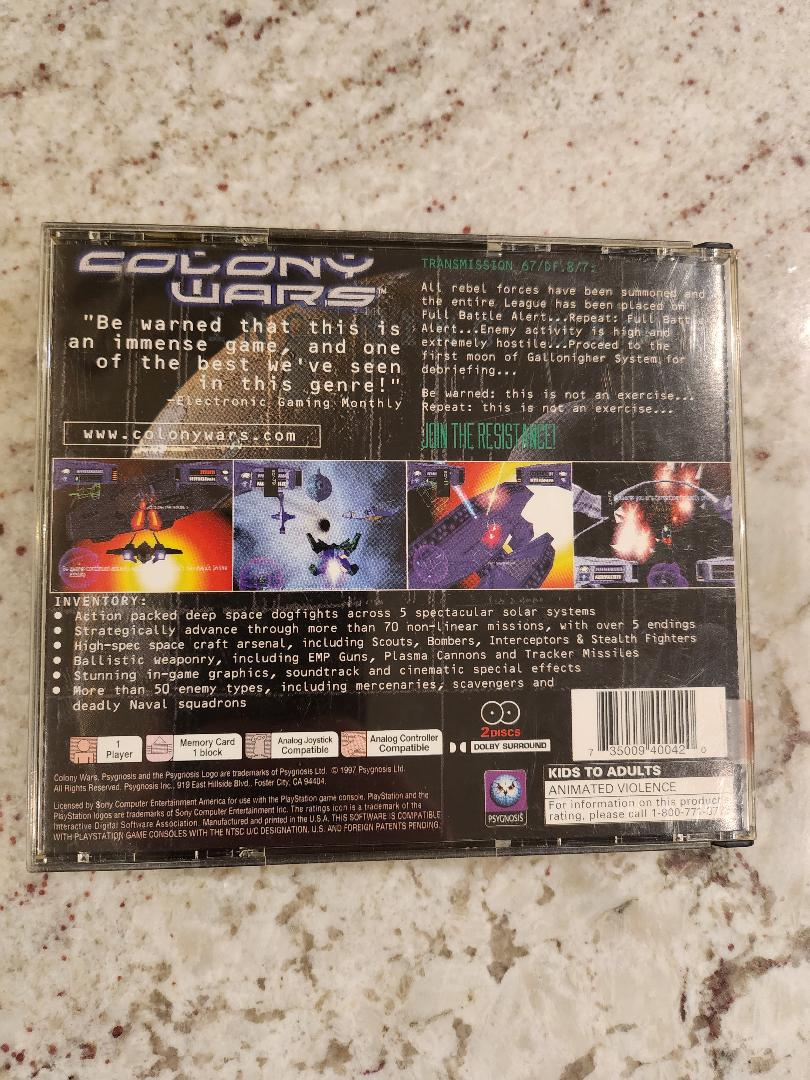 Colony Wars PS1