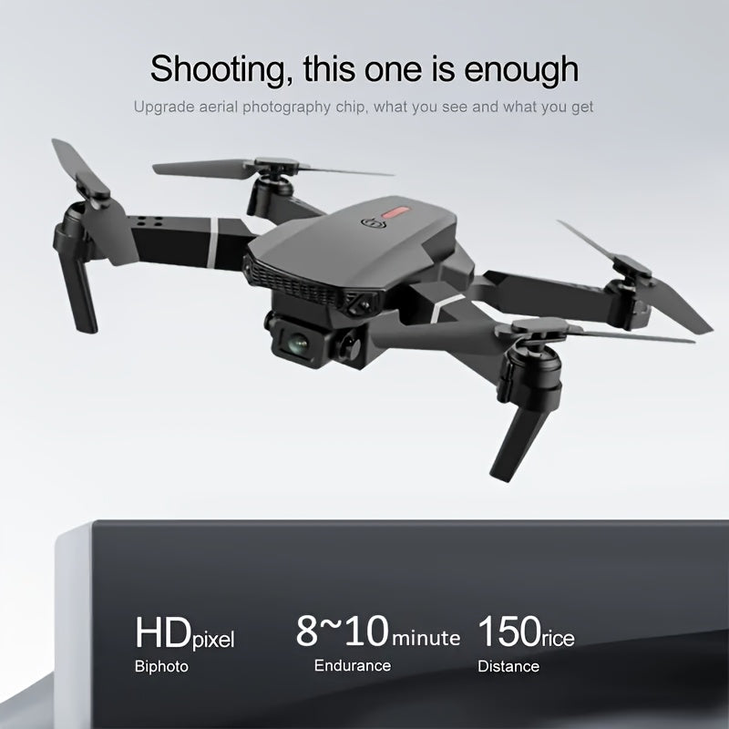 Foldable Quadcopter RC Drone - Dual Camera + 2 Batterys - 2024 Newest Model with Long Flight Time