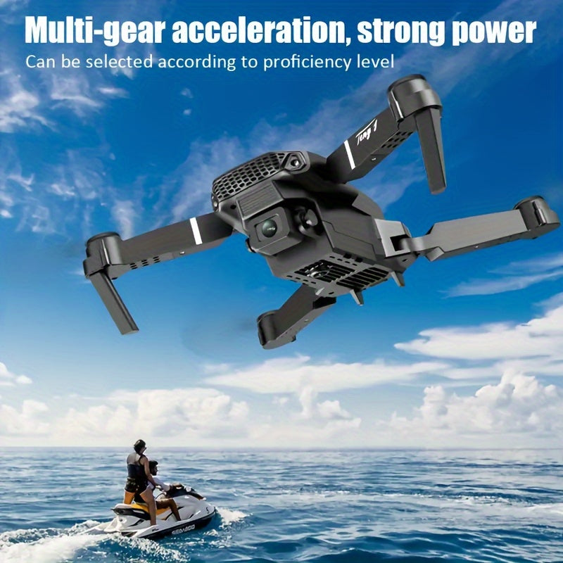 Foldable Quadcopter RC Drone - Dual Camera + 2 Batterys - 2024 Newest Model with Long Flight Time