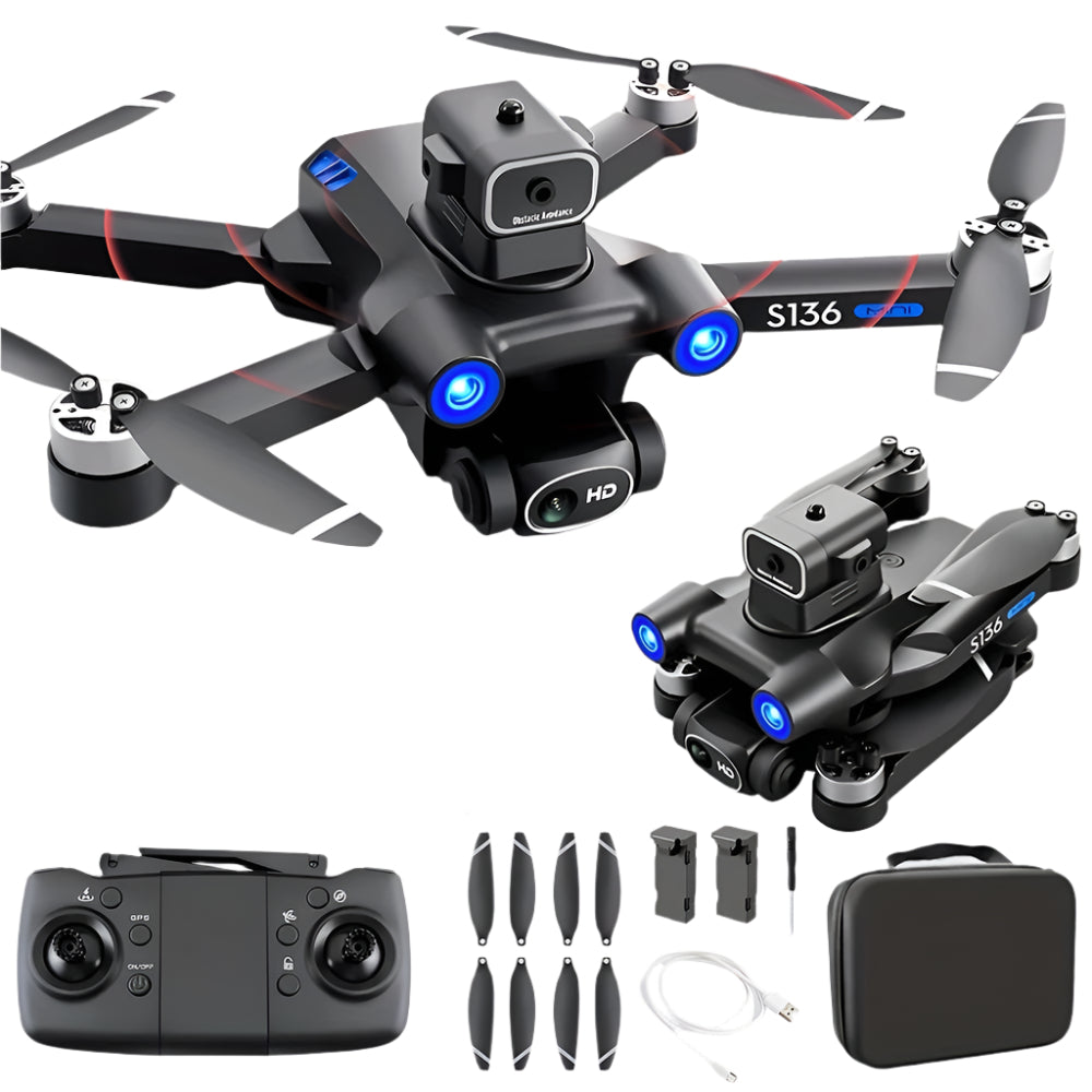 Ultimate GPS Drone Quadcopter - 4K Camera, 5G, Follow Me, GPS Auto Return Home & Foldable