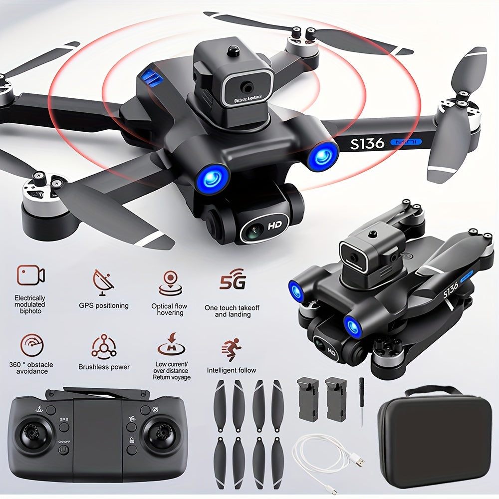 Ultimate GPS Drone Quadcopter - 4K Camera, 5G, Follow Me, GPS Auto Return Home & Foldable