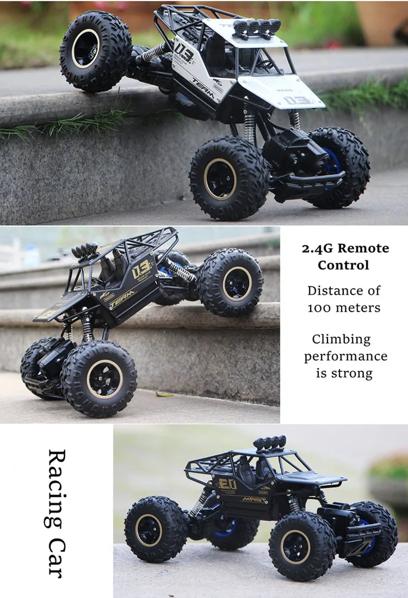 Big Carro 1:12 4WD RC Car 27/37cm 2.4G Remote Control Buggy - High speed Cars - Off-Road Trucks