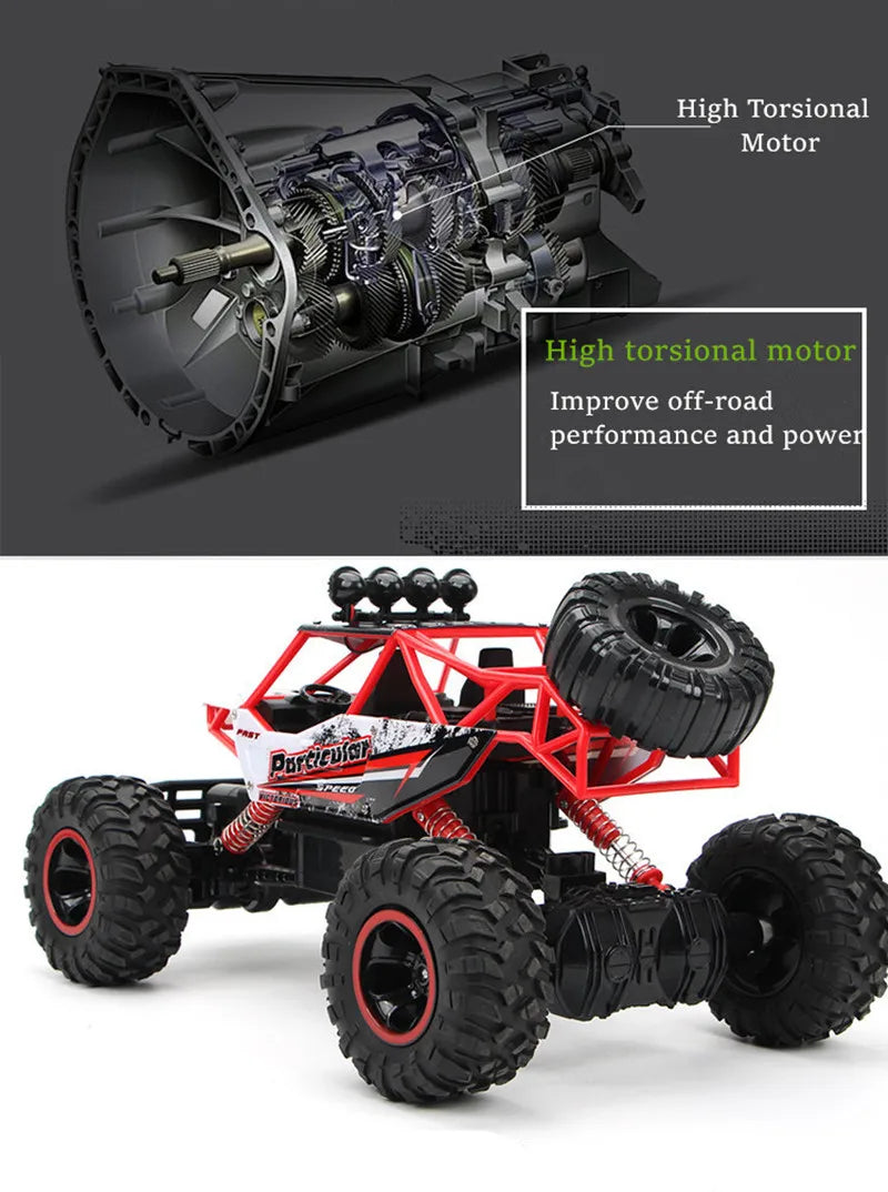 Big Carro 1:12 4WD RC Car 27/37cm 2.4G Remote Control Buggy - High speed Cars - Off-Road Trucks