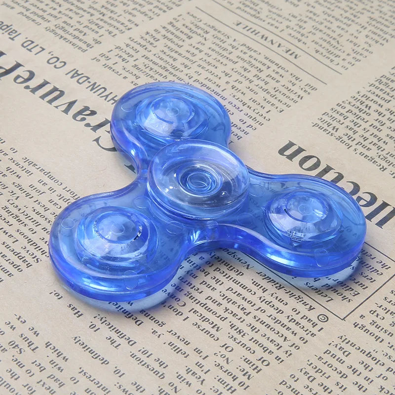 Crystal Luminous LED light Fidget Spinner