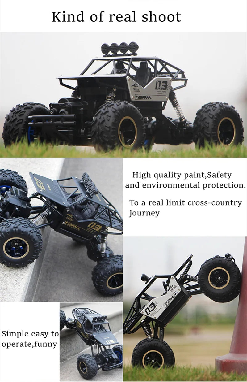 Big Carro 1:12 4WD RC Car 27/37cm 2.4G Remote Control Buggy - High speed Cars - Off-Road Trucks