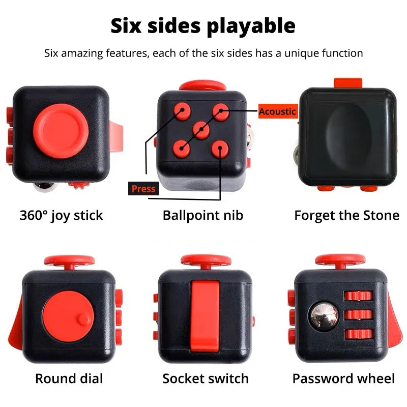 Anti-Stress Relief Toycube Decompression Dice Fidget Toy