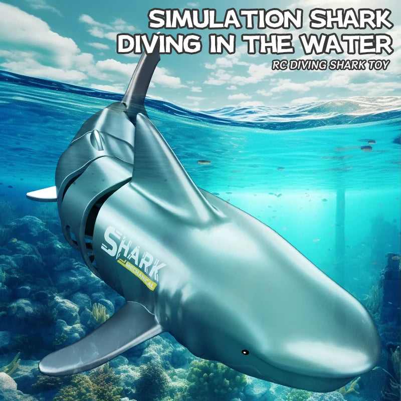 New RC remote control Diving Shark bionic fish.