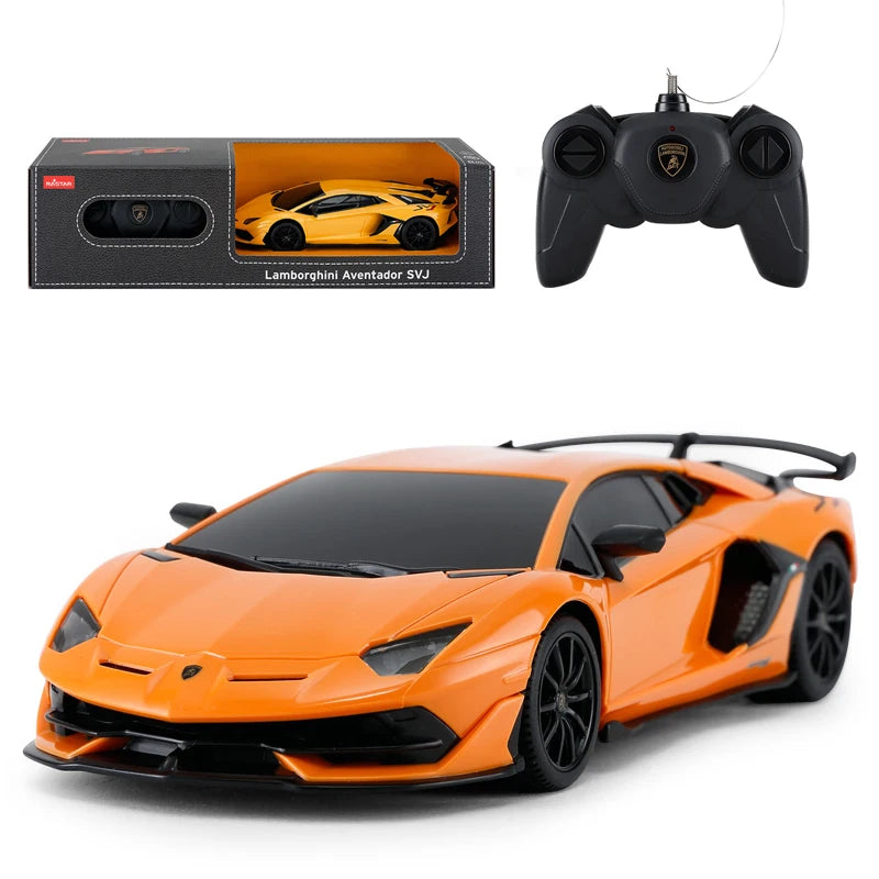 Remote Control Lamborghini Aventador SVJ RC Car 1:24 Scale