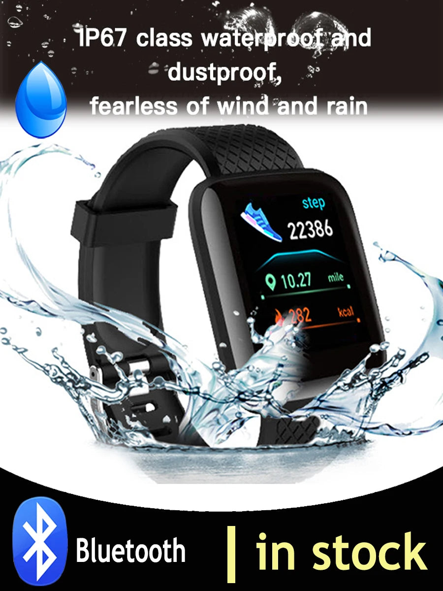 Kids Smart Watch Waterproof Fitness Sport 5 Colors Ages 12-15