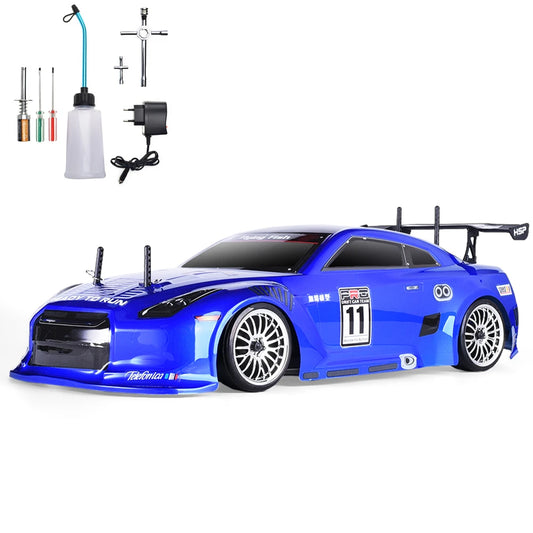 Drift RC Car HSP On Road Racing 1:10 Scale 4wd Two Speed  Nitro Gas Power Remote Control Car High Speed Hobby Toys