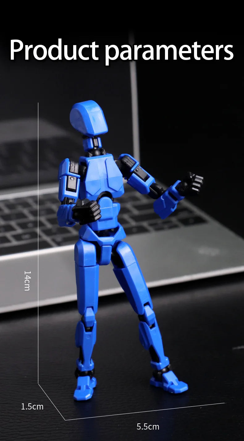 Multi-Jointed Movable Shapeshift Robot 3D Printed Mannequin Dummy 13 Action Figures Toys