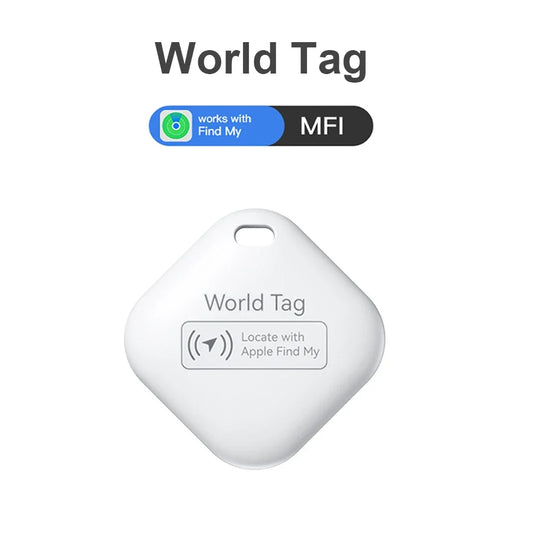 GPS Pet Tracking Device For Apple | White Mini Tag!