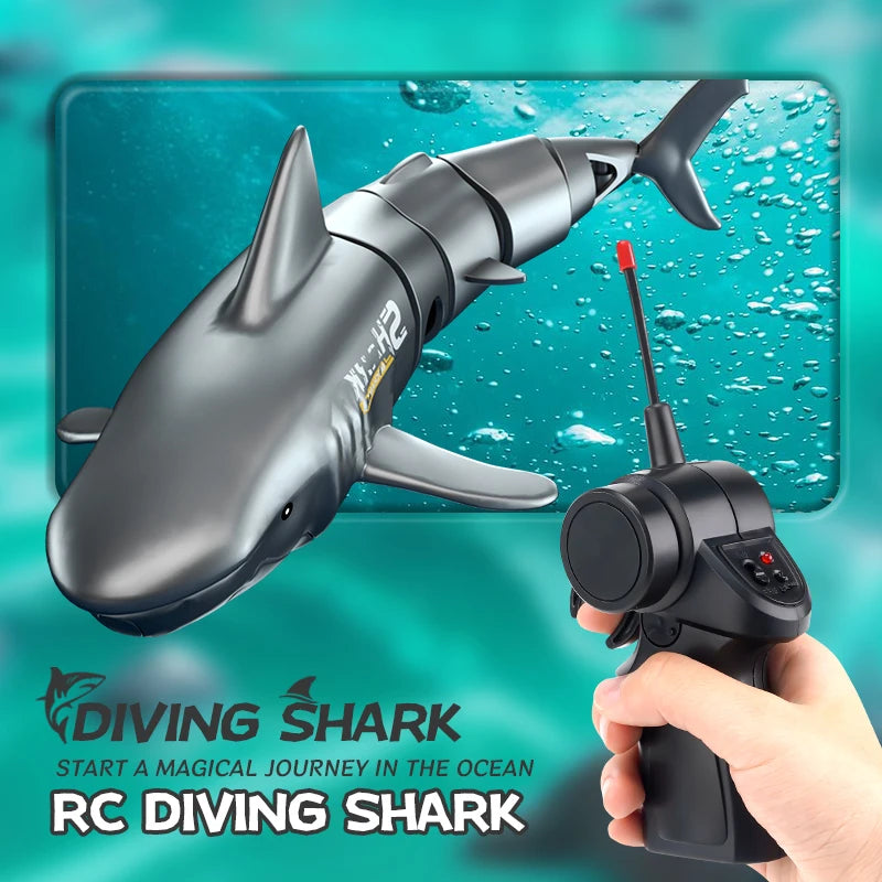 New RC remote control Diving Shark bionic fish.